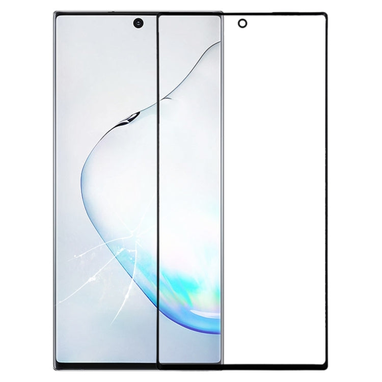 Galaxy Note 10 Black Front Screen Glass Lens
