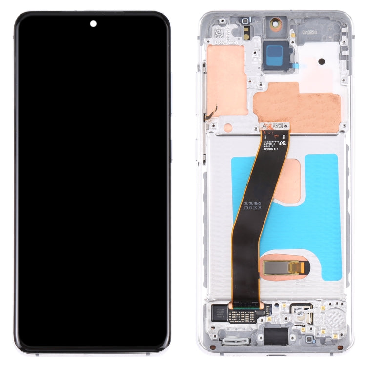 Dynamic AMOLED LCD Screen Assembly for Samsung Galaxy S20 SM-G980 (Silver)