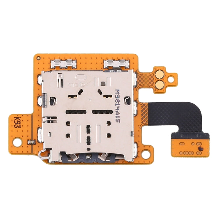 SIM Card Holder Socket Flex Cable for Galaxy Tab S6 / SM-T865