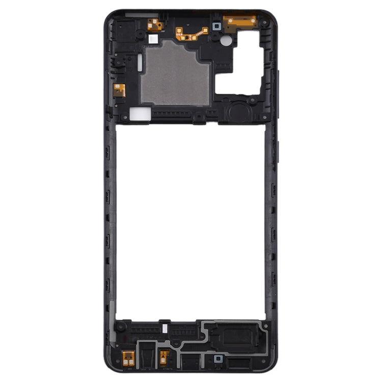 Black Middle Frame Bezel Plate for Samsung Galaxy A21s