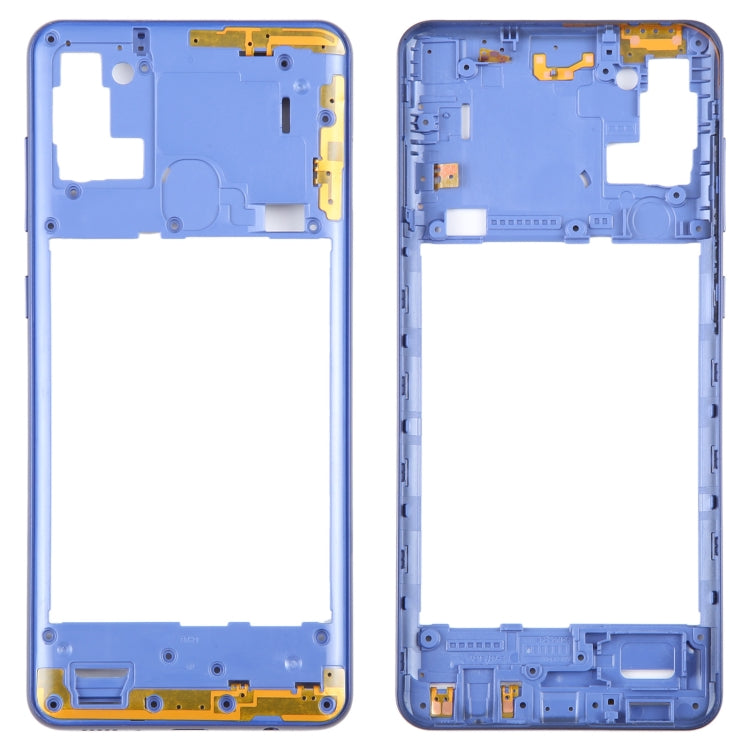 Samsung Galaxy A21s Replacement Middle Frame Bezel Plate - Blue