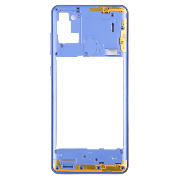 Samsung Galaxy A21s Replacement Middle Frame Bezel Plate - Blue