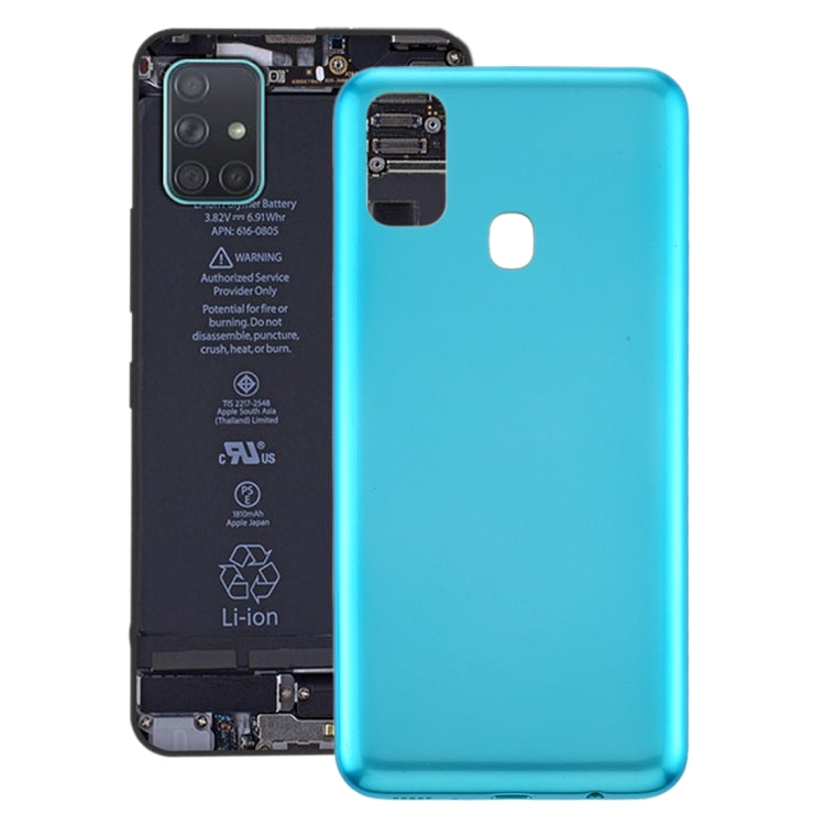 Samsung Galaxy M21 Battery Back Cover in Baby Blue
