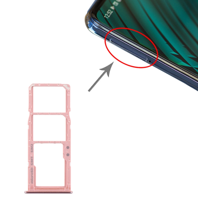 SIM Card Tray and Micro SD Card Tray Combo for Samsung Galaxy A51/A515 - Pink