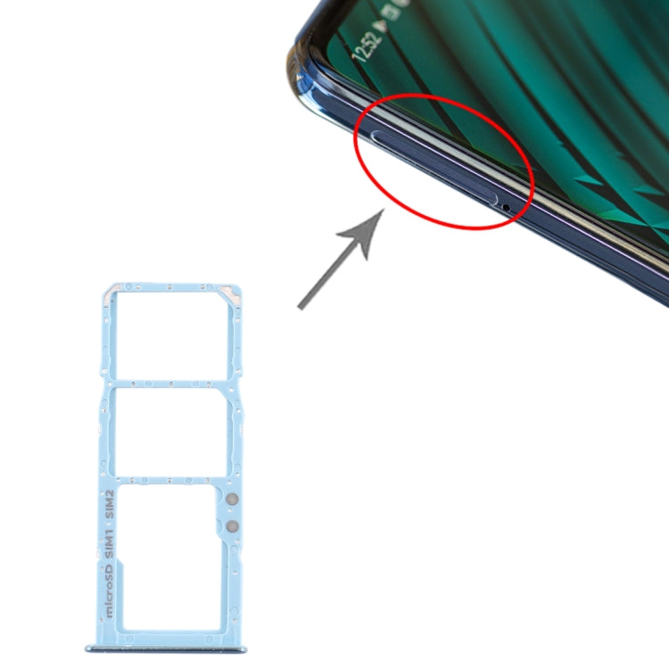 Samsung Galaxy A51/A515 SIM Card and Micro SD Card Tray Combo (Blue)