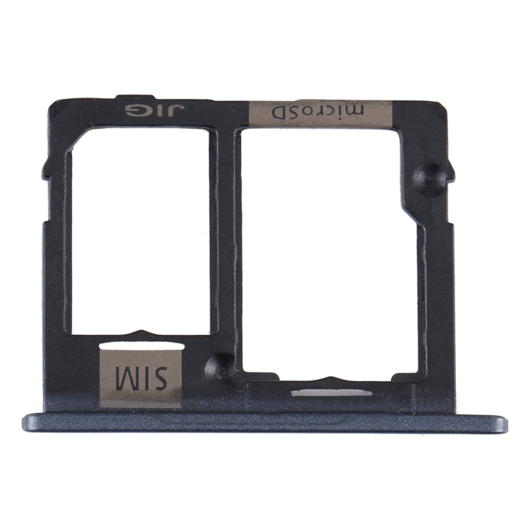 SIM Card Tray + Micro SD Card Tray for Samsung Galaxy Tab A 10.1 (2019) / SM-T515 (Black)