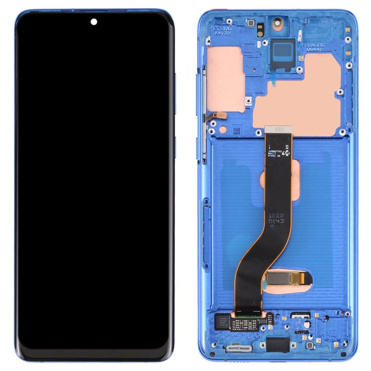 Samsung Galaxy S20+ 5G SM-G986B/G985 Dark Blue LCD Screen and Digitizer Assembly with Frame
