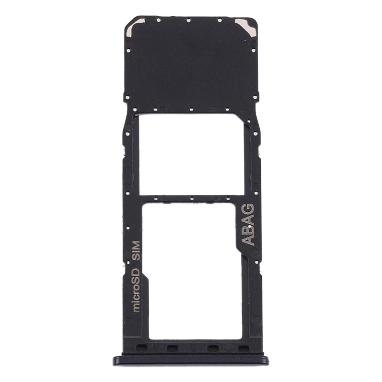 SIM Card Tray + Micro SD Card Tray for Samsung Galaxy A21s(Black)