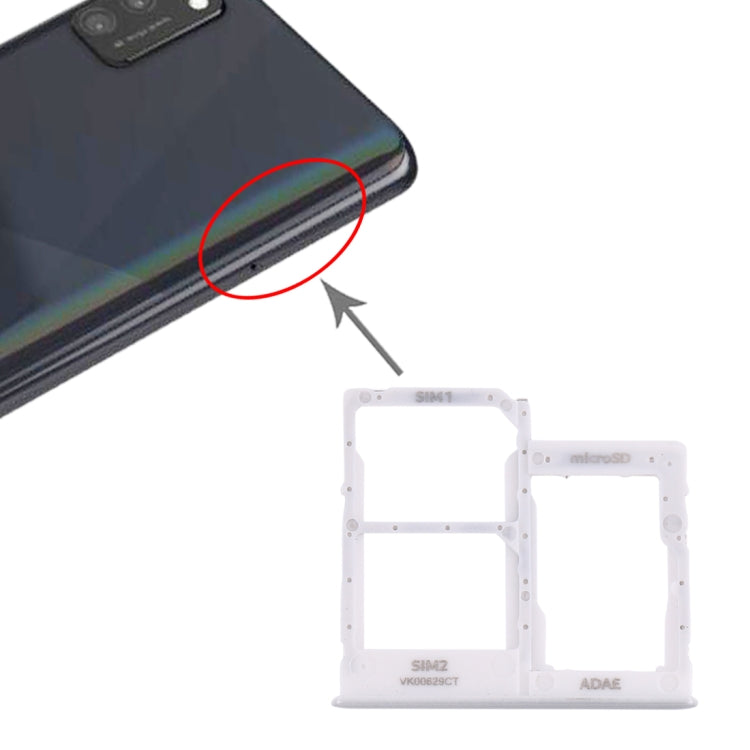 Samsung Galaxy A41/A415 SIM Card Tray Set (White)