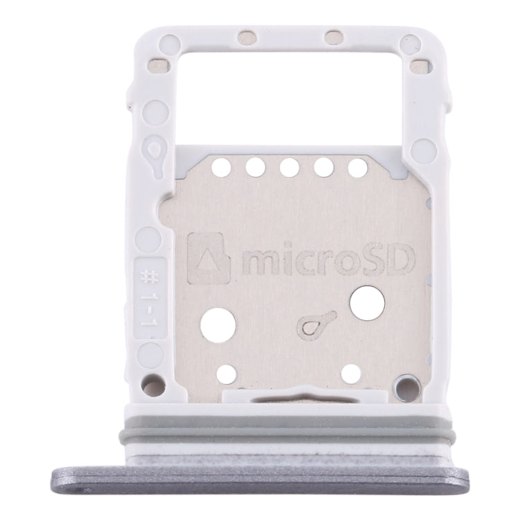 SIM Card Tray + Micro SD Card Tray for Samsung Galaxy Tab S6 SM-T860 (Silver)