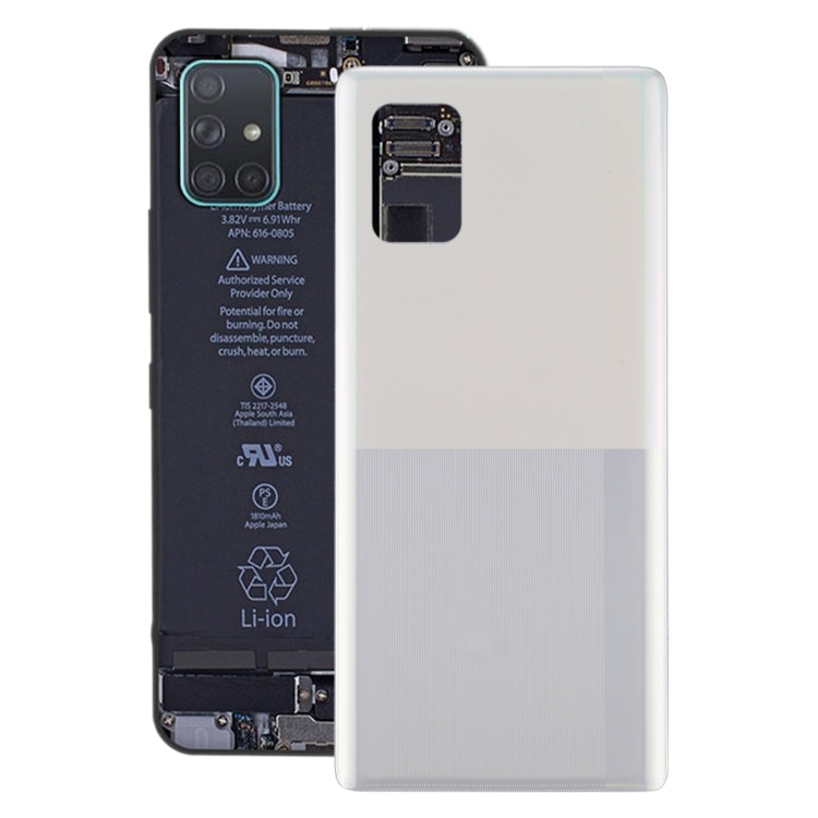 White Battery Back Cover Replacement for Samsung Galaxy A51 5G SM-A516
