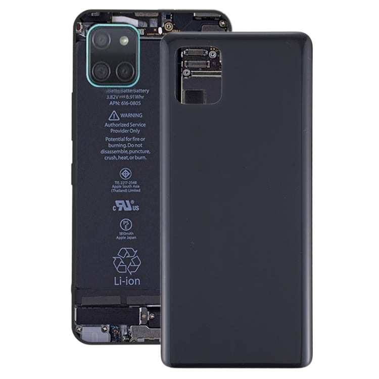 Samsung Galaxy Note10 Lite Battery Back Cover - Sleek Black