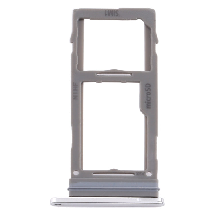 SIM Card Tray + Micro SD Card Tray for Samsung Galaxy Note20 Ultra (Silver)