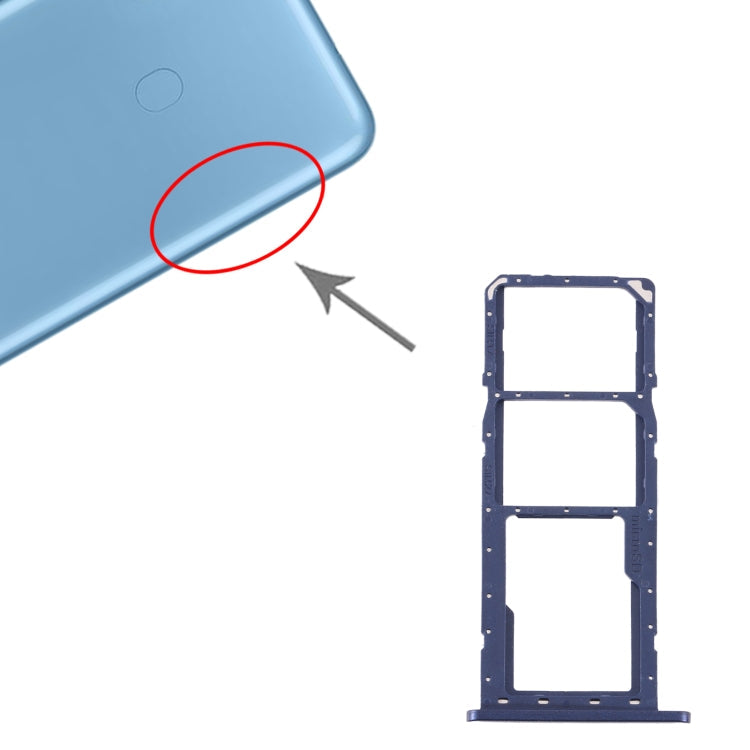 Samsung Galaxy A11 SIM Card and Micro SD Card Tray Replacement Combo (Blue)