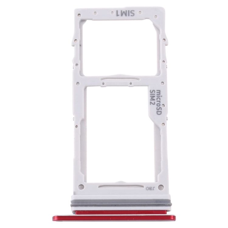 Red SIM Card Tray and Micro SD Card Tray for Samsung Galaxy Note 10 Lite SM-N770