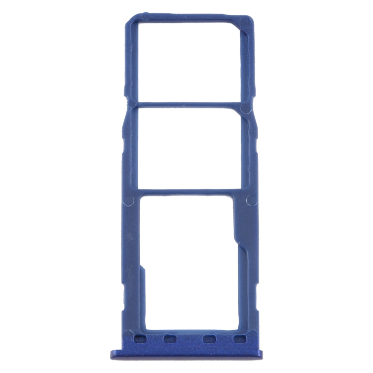 Samsung Galaxy M10 SM-M105 SIM Card Tray and Micro SD Card Tray Replacement Set (Blue)