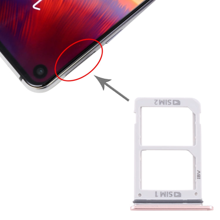 SIM Card Tray Set for Samsung Galaxy A8s / Galaxy A9 Pro 2019 (Pink)