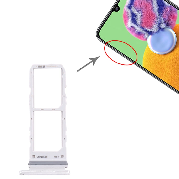 SIM Card Tray Replacement for Samsung Galaxy A90 5G SM-A908 (Silver)