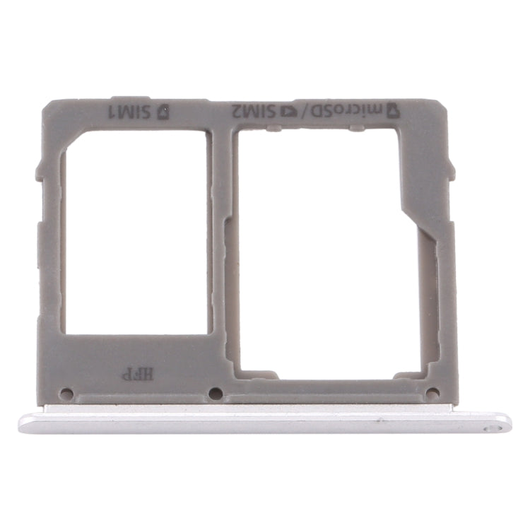 Replacement SIM Card Tray and Micro SD Card Tray for Samsung Galaxy A8 Star (A9 Star) SM-G8850 - Silver