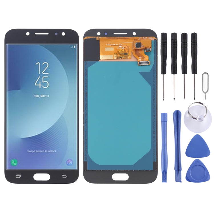 TFT Material LCD Screen and Digitizer Full Assembly for Galaxy J7 (2017) / J7 Pro / J730F/DS, J730FM/DS, AT&T (Black)