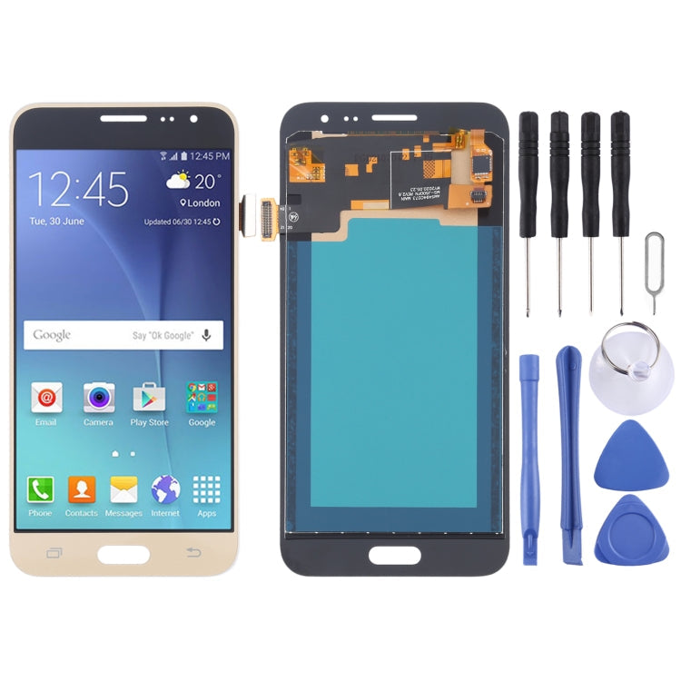 Gold TFT Material LCD Screen and Digitizer Full Assembly for Samsung Galaxy J5 (2015) J500F, J500FN, J500F/DS, J500G, J500M