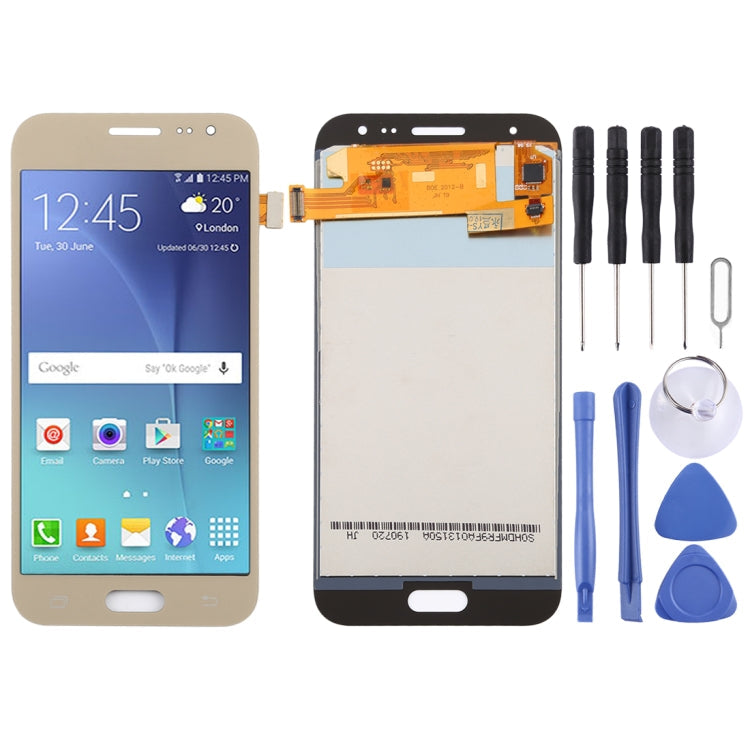 TFT Material LCD Screen and Digitizer Full Assembly for Samsung Galaxy J2 (2015) Gold