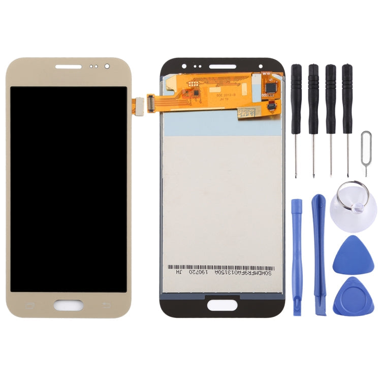 TFT Material LCD Screen and Digitizer Full Assembly for Samsung Galaxy J2 (2015) Gold