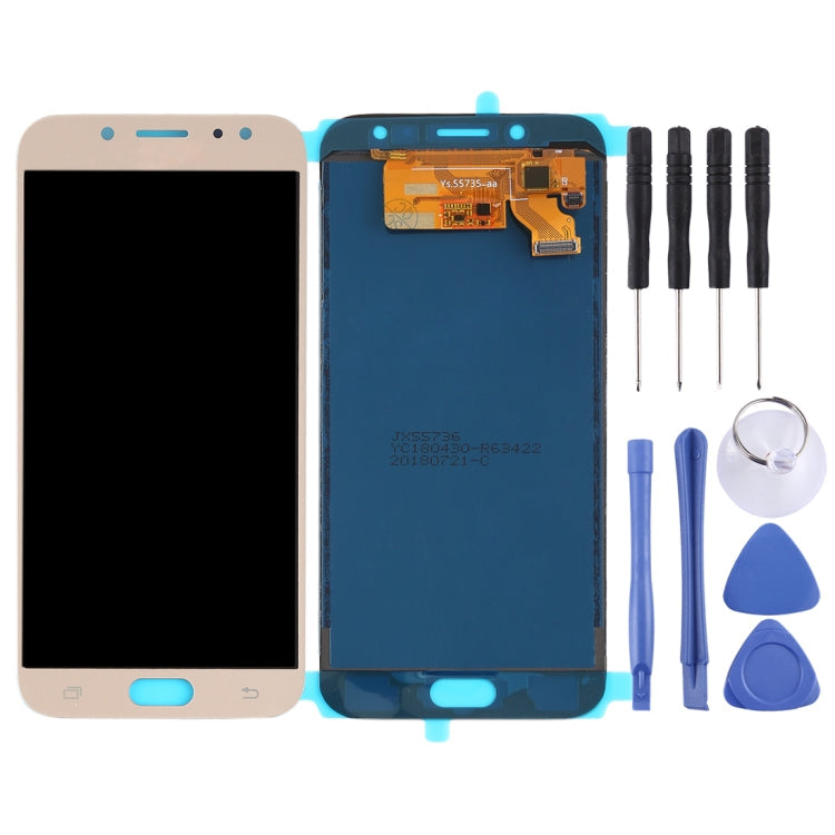 Gold LCD Screen and Digitizer Full Assembly for Samsung Galaxy J7 (2017)