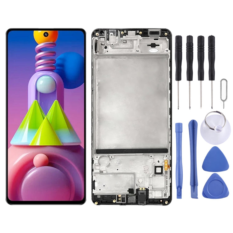 LCD Display and Touch Screen Assembly With Frame for Samsung Galaxy M51 SM-M515
