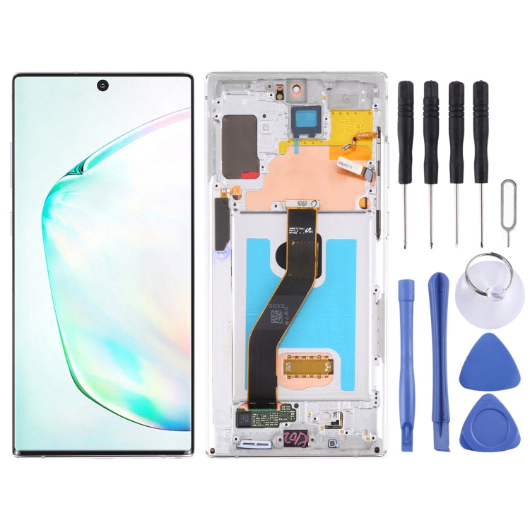 Full Assembly LCD Screen and Digitizer for Samsung Galaxy Note10+/Note10+ 5G - Silver