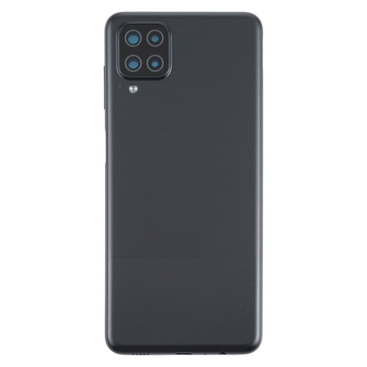 Black Battery Back Cover for Samsung Galaxy A12 - Durable and Easy to Install