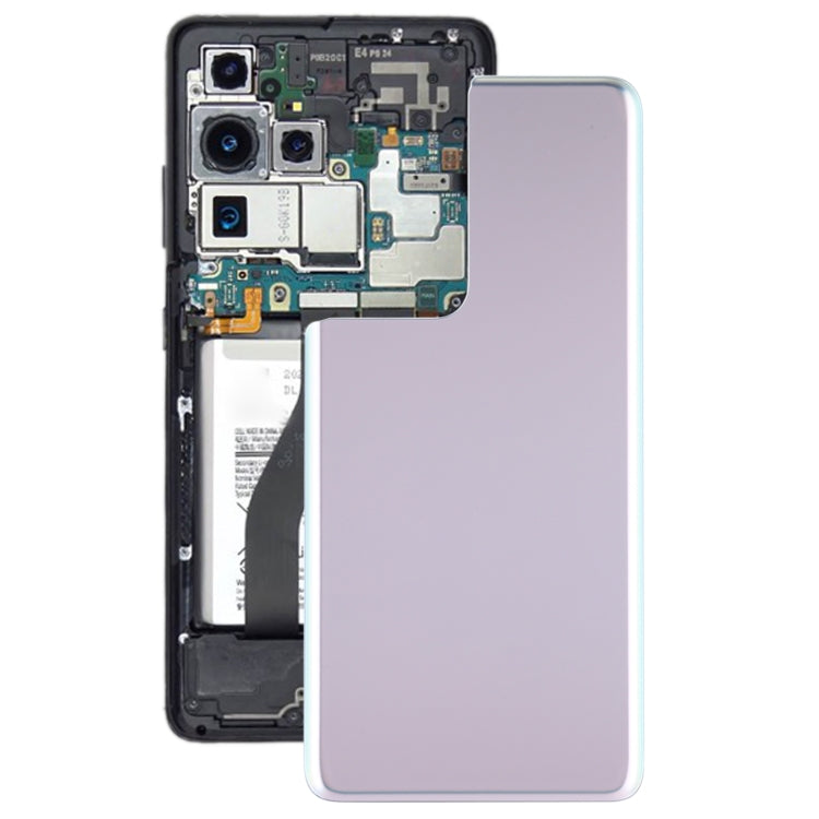 Silver Battery Back Cover for Samsung Galaxy S21 Ultra 5G - Upgrade and Protect Your Device
