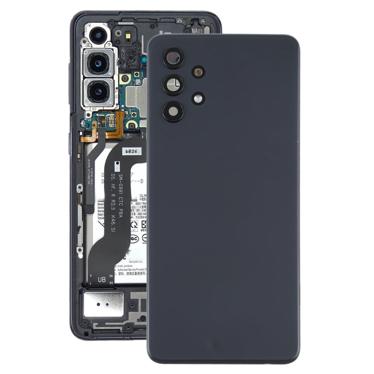Black Battery Back Cover with Camera Lens for Samsung Galaxy A32 4G