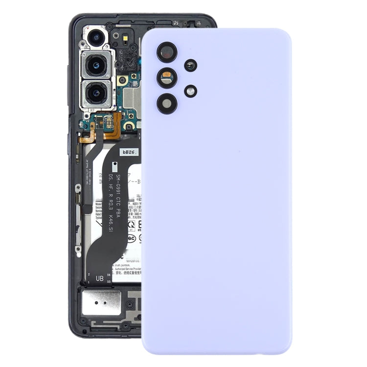 Samsung Galaxy A32 5G Battery Back Cover and Camera Lens Cover - Purple