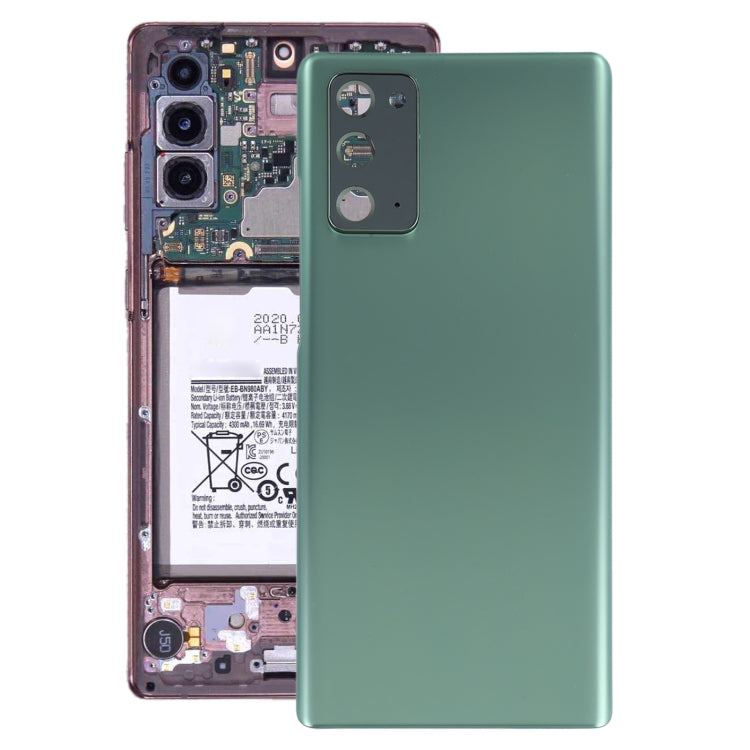 Green Battery Back Cover with Camera Lens for Samsung Galaxy Note20