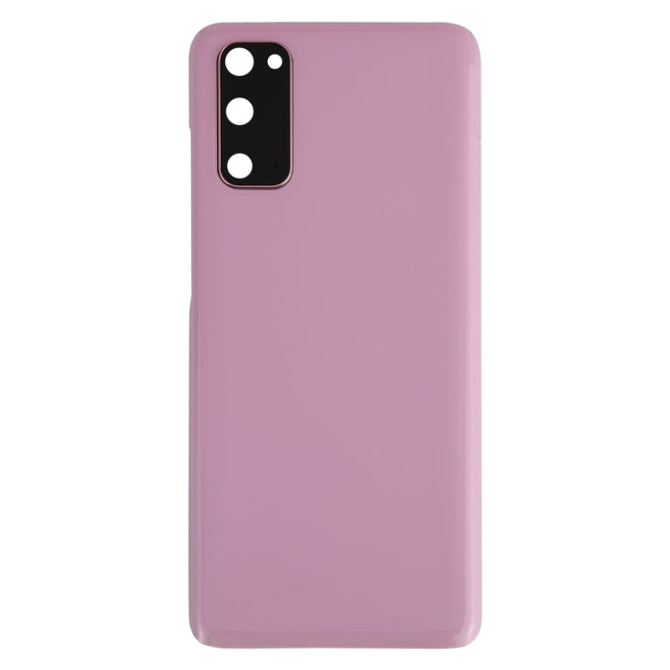Pink Battery Back Cover with Camera Lens for Samsung Galaxy S20