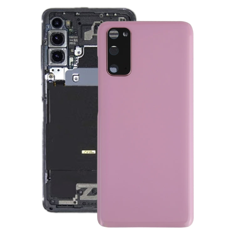 Pink Battery Back Cover with Camera Lens for Samsung Galaxy S20