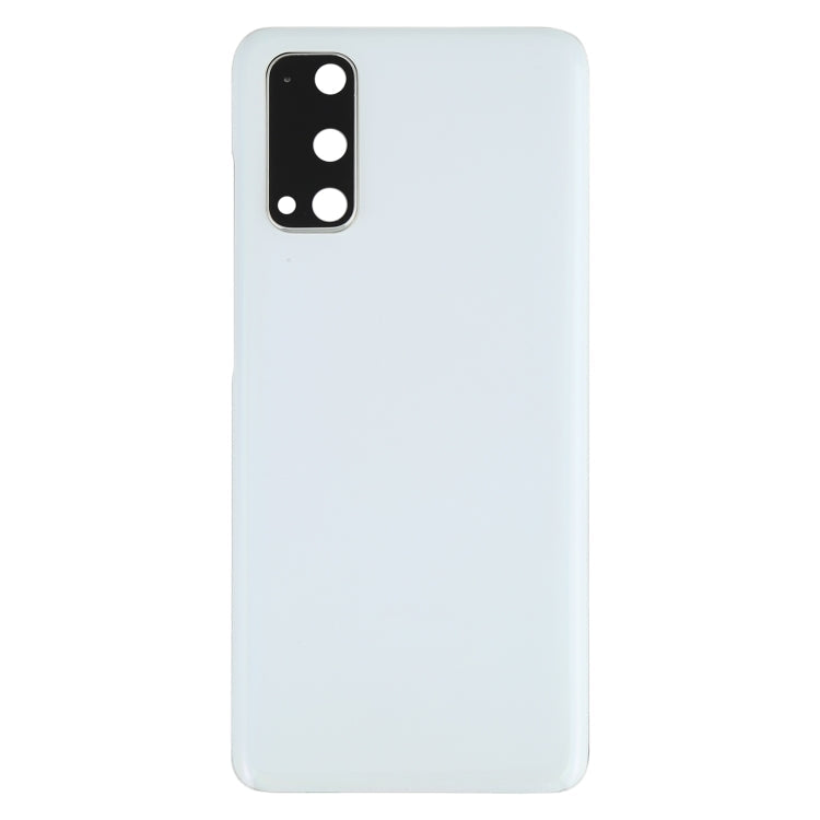 Samsung Galaxy S20 Battery Back Cover with Camera Lens Cover (White)