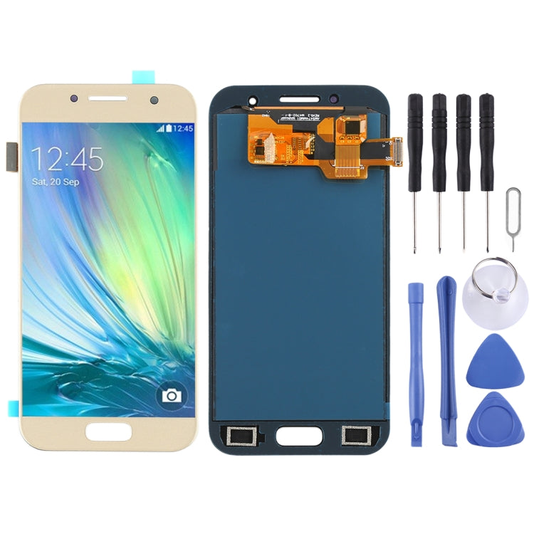 Galaxy A3 (2017) Gold LCD Screen and Touch Screen Digitizer Assembly