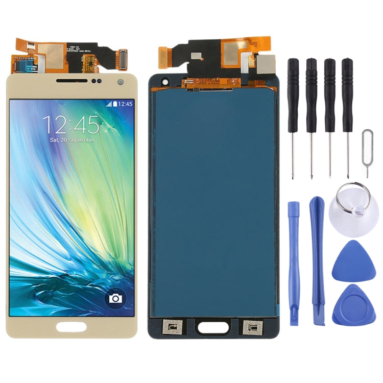 Replacement LCD Screen and Digitizer Assembly (TFT Material) for Samsung Galaxy A5, A500F, A500FU, A500M, A500Y, A500YZ (Gold)