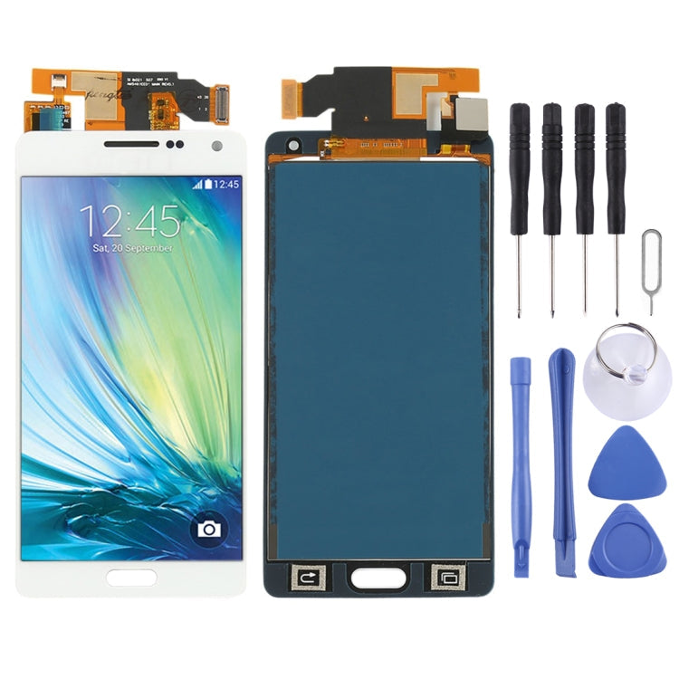 Full Assembly LCD Display and Touch Screen Digitizer Replacement for Galaxy A5, A500 Series (White)