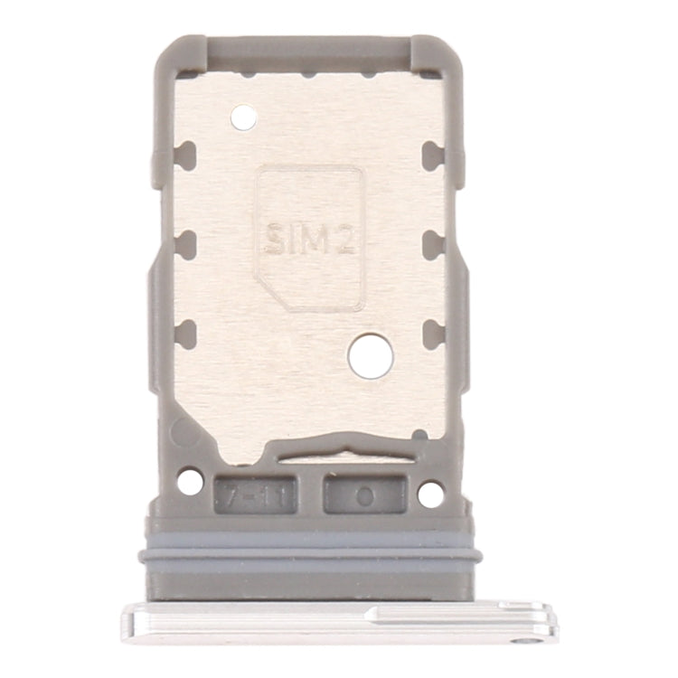 Silver SIM Card Tray for Samsung Galaxy S21/S21+/S21 Ultra with Dual Trays