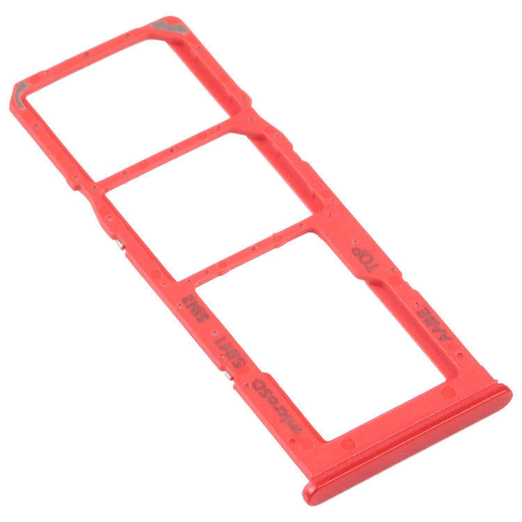 Red SIM and Micro SD Card Tray Set for Samsung Galaxy A12 SM-A125