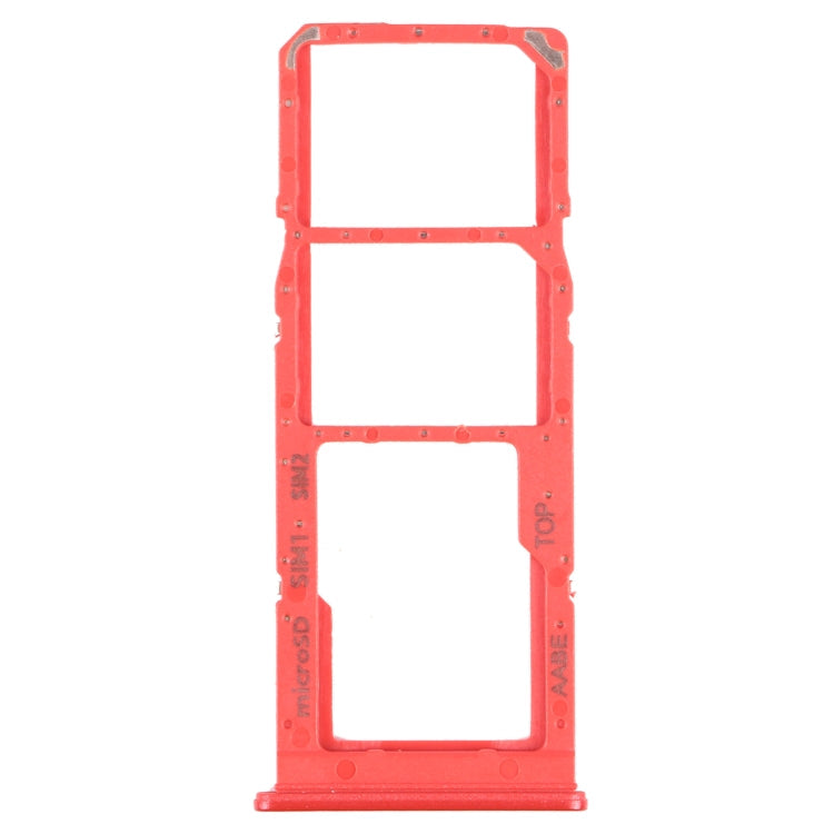 Red SIM and Micro SD Card Tray Set for Samsung Galaxy A12 SM-A125