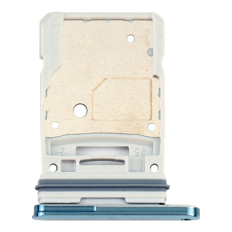 SIM Card Tray + Micro SD Card Tray for Samsung Galaxy S20 FE 5G SM-G781B (Blue)