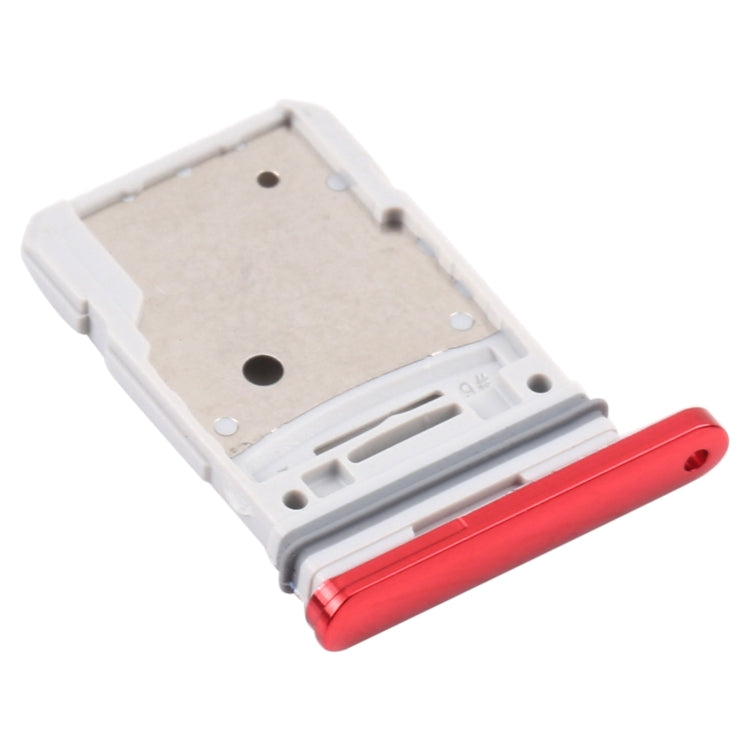 SIM Card Tray + Micro SD Card Tray for Samsung Galaxy S20 FE 5G SM-G781B (Red)