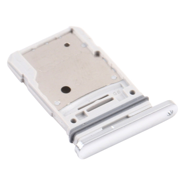 SIM Card Tray + Micro SD Card Tray for Samsung Galaxy S20 FE 5G SM-G781B (Silver)