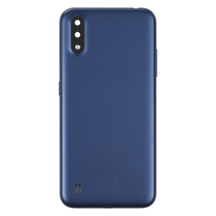 Samsung Galaxy A01 SM-015F Blue Battery Back Cover With Camera Lens