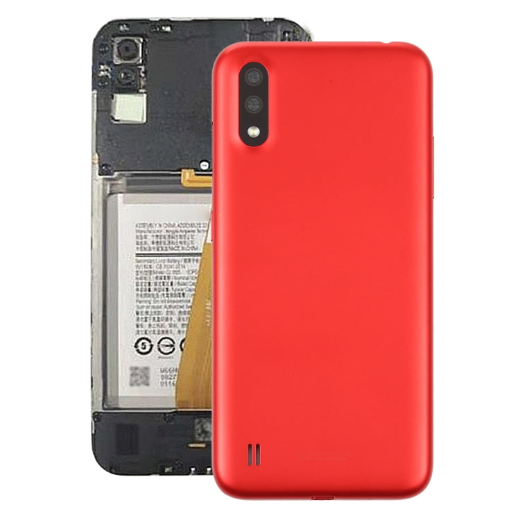 Samsung Galaxy A01 SM-015F Red Back Cover with Camera Lens