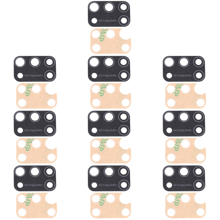 Back Camera Lens Replacement Kit for Samsung Galaxy M31s SM-M317 - Set of 10 Pieces